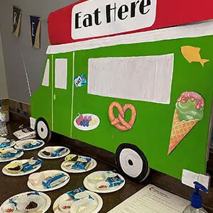 Snacks at Food Truck Party