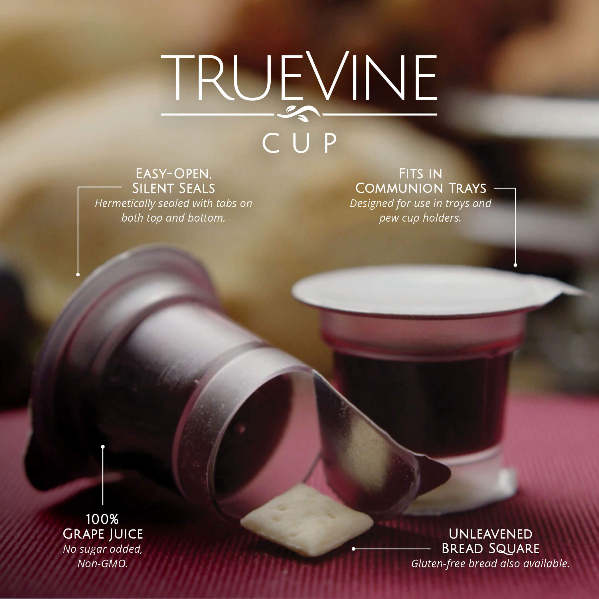TrueVine Cup diagram of features