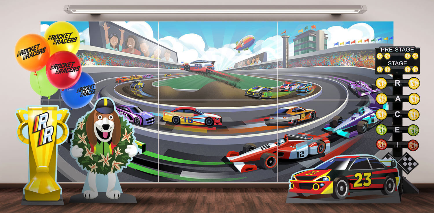 Rocket Racers Main Decorating Set